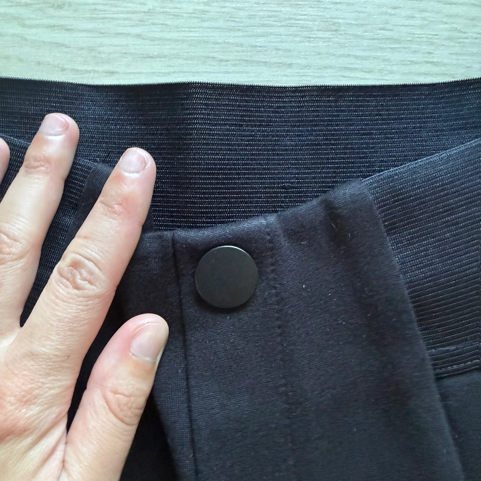 Black slim skinny trousers Gémo size 38 M – photo 7